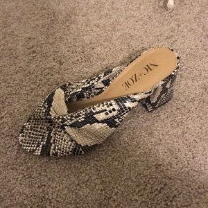 Faux Python sandals